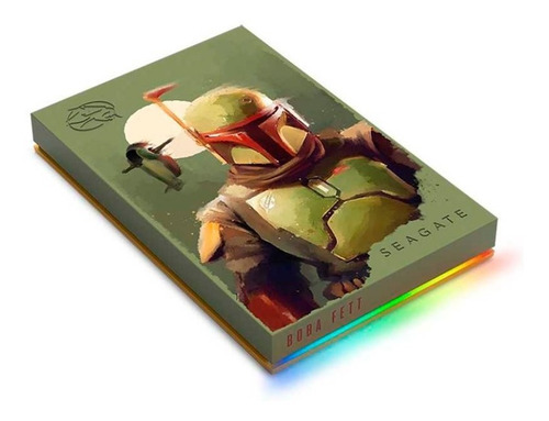 Imagen 2 de 2 de Disco Externo 2tb Seagate Firecuda Star Wars 3edapb-570 Rgb