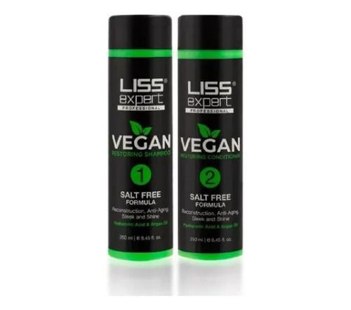 Liss Expert Vegano Kit Shampoo X 250ml + Acondicionador 250m