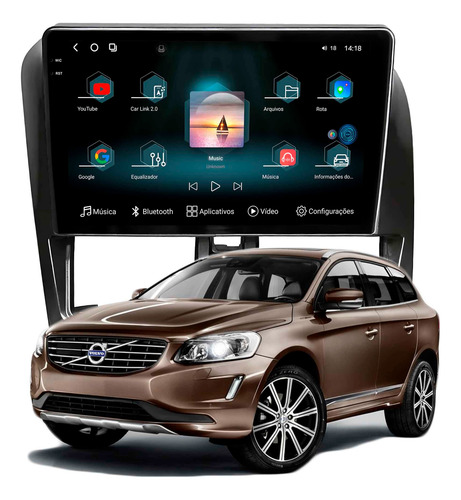 Multimidia Aikon Fóton G3 Xc60 2014 A 2017 12+256gb 2k 9p