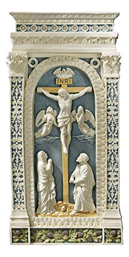 Diseño Toscano Crucifixión Pared Escultura