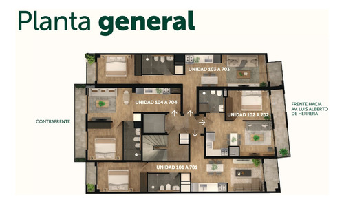 Venta Apartamento 1 Dormitorio La Blanqueada Garage Balcon Ley De Vivienda Promovida Parrilleros Gimnasio Cowork Mirador Certificacion de Sustentabilidad