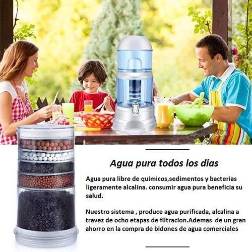Filtros Purificadores De Agua Alcalina 8 Etapas Filtracion