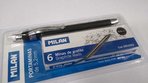Portaminas Milan Touch 5.2 + Minas De Recambio Afilaminas