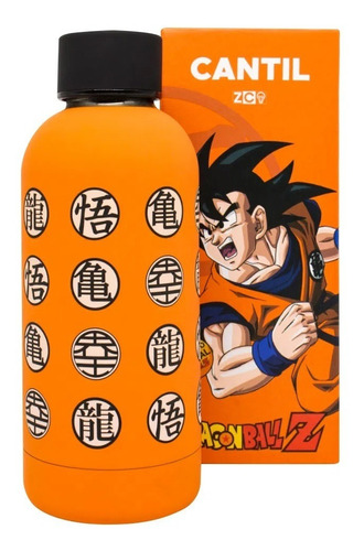 Imagem 1 de 3 de Cantil Max Dragon Ball Aluminio Emborrachado 400 Ml