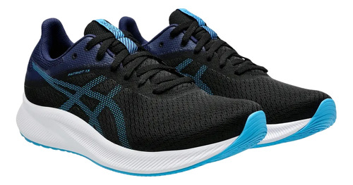 Tenis Asics Patriot 13 Running Deporte Hombre Correr - 1011b485010 Negro