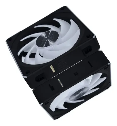 Kit 3 Fans Lian Li Uni Fan Cl Wireless Argb Preto 120 Mm Preto