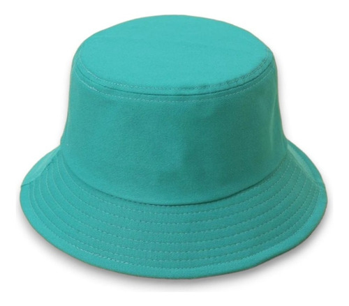 Pescador Bucket Hat Algodon Colores Lisos Varios Reversible
