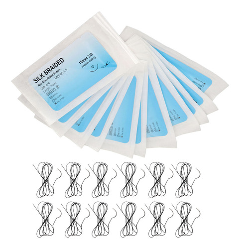 12 Ppcs Suture Practice Hild De Hilo Individual Hilo De Seda