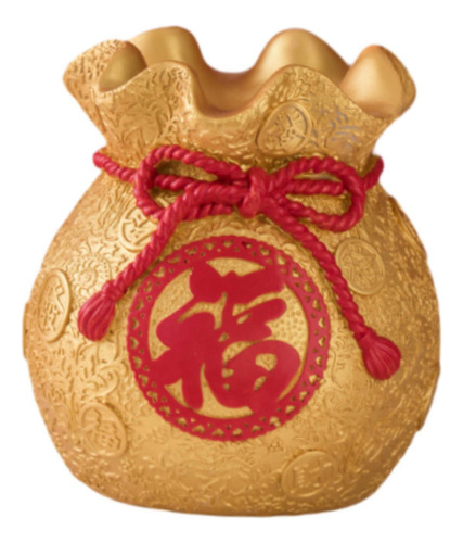 Alcancía Con Forma De Bolsa De La , Altura Del Oro 15cm