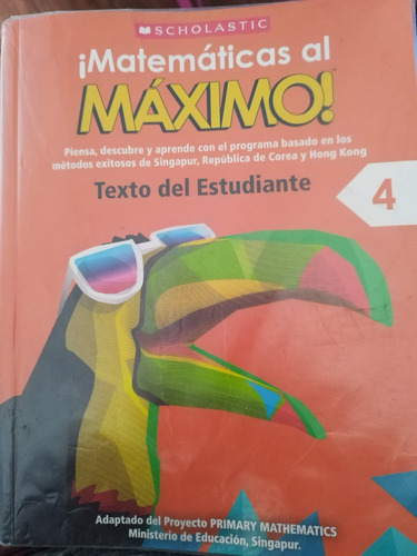 Matematicas Al Maximo 4- Pack De 2 Libros