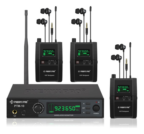 Phenyx Pro True Stereo Uhf Iem, Monitores Intrauditivos