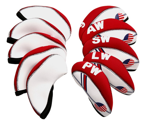 Fundas Irons Club Head, 10 Unidades, Juego De Protectores De