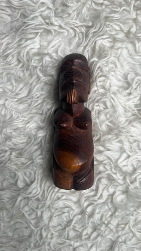 Moai Madera 20x6x6 Isla De Pascua Marrón