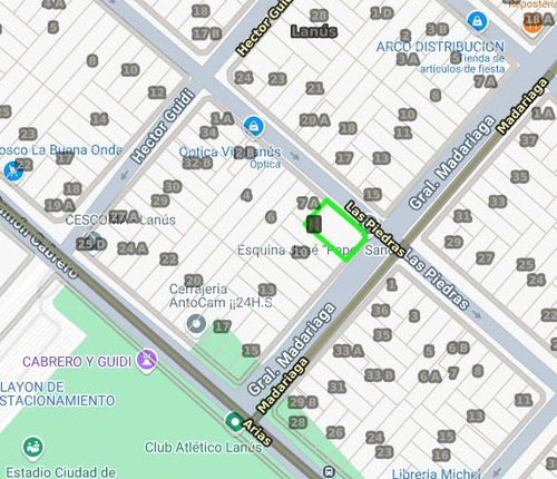 Terreno En Venta - 217,6mts2 - Lanús