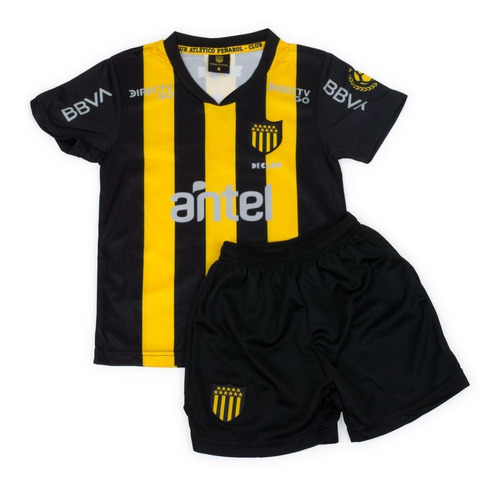 Conjunto Niño Camiseta Y Short Peñarol Oficial Disershop