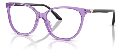 Lentes Emporio Armani Ea3249u Colores Oftalmicos Color 6197 Shiny Transparent Violet