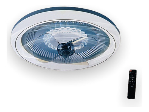 Ventilador Luz Led Cálida Y Fría Para Sala