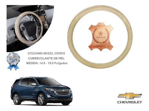 Funda Cubrevolante Beige Piel Chevrolet Traverse 2018-2020