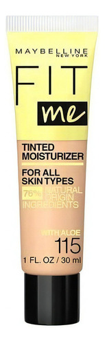 Maybelline Fit Me! Tinted Moisturizer, Natural Coverage Tono 115