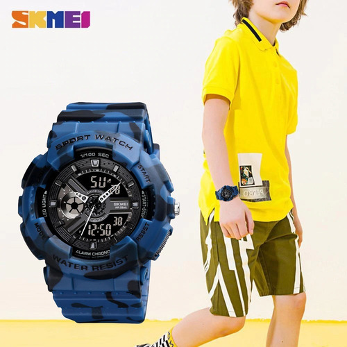 Imagen 7 de 7 de Reloj Deportivo Niño Chicos Niñas Skmei Digital Sumergible