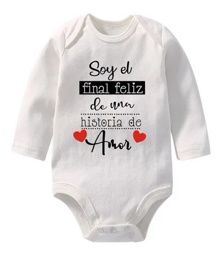 Body Bebe Soy El Final Feliz Personalizado Algodon