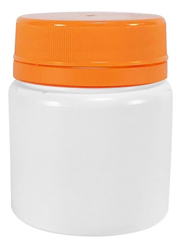 Pote Para Cápsulas 50ml C/ Tampa Lacre (150 Peças) Sabor Laranja