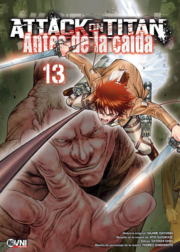 Imagen 1 de 1 de Manga, Kodansha, Attack On Titan: Antes De La Caída Vol. 13