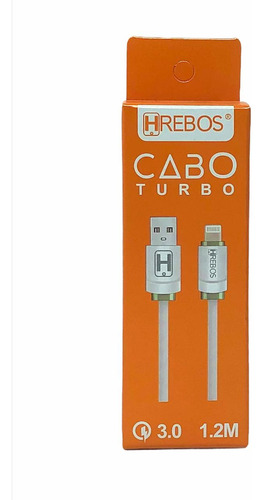 20 Cabo Carga Turbo 3.0 Hrebos Para iPhone 1,2m Hs-125