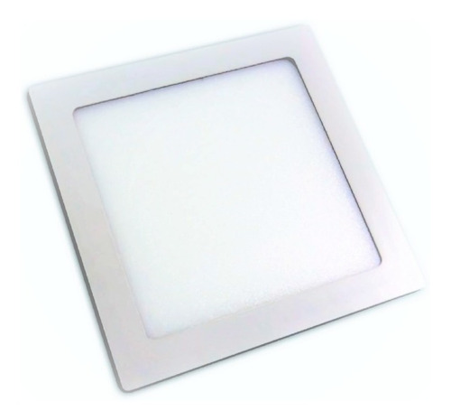 Imagen 1 de 10 de Pack 10 Panel Led 18w Cuadrado Spot Luz Neutra/fria Candil