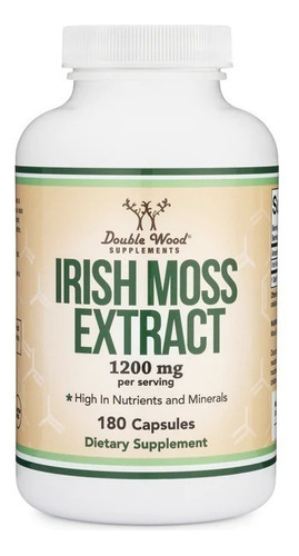 Double Wood | Irish Sea Moss Extract | 600mg | 180 Capsules