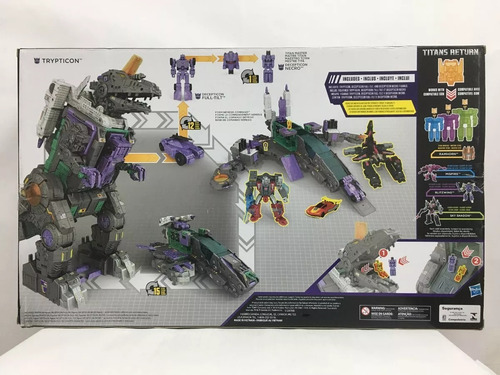 Transformers Trypticon Titans Return 3 Modos Hasbro Msi