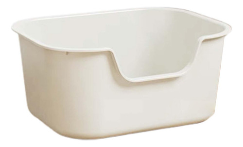 Caja De Arena Para Gatos Pet Bedpan Caja De Arena Beige
