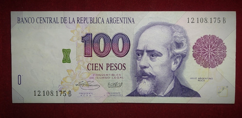 Billete 100 Pesos Convertibles 1994 Bottero 3077 Excelente +