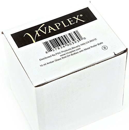 Imagen 2 de 5 de Perfumemos Vivaplex, 6, Ámbar, Frascos De Vidrio Roll-on De