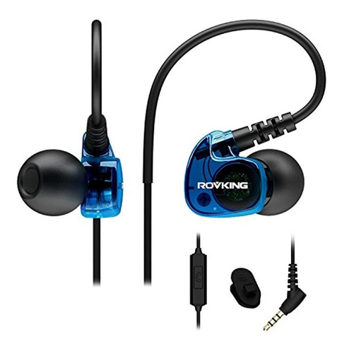 Rovking Wired Sweatproof Earhook In Ear Auriculares De Entre