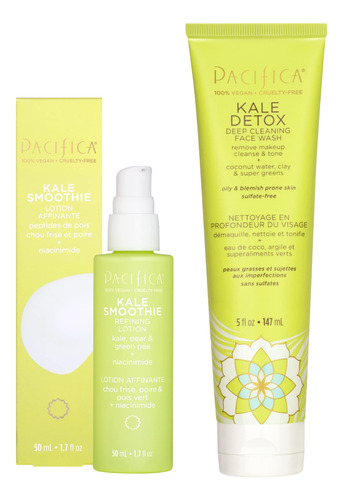 Pacifica Beauty, Kale Detox - Lavado Facial Diario De Limpi.