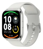 Comprar Monitor cardíaco Smartwatch Watch 2 Pro Ls02 Pro, carcasa plateada, pulsera plateada, correa con bisel negro, correa de bisel negro, diseño de pulsera lisa