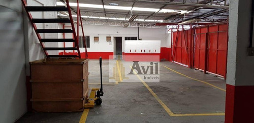 Galpão Para Alugar, 600 M² Por R$ 7.000/mês - Jardim Amália - São Paulo/sp - Ga0108