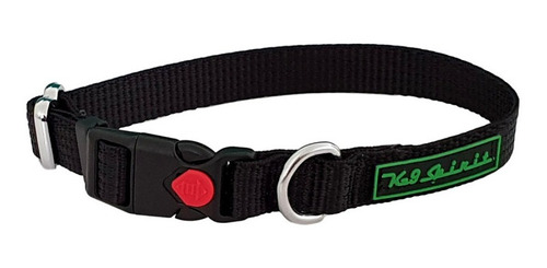 Coleira K-9 Spirit Collar Safety Preta Pp