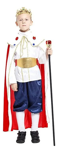 Disfraz De Disfraz De Rey Real De Halloween Para Niños, Tall
