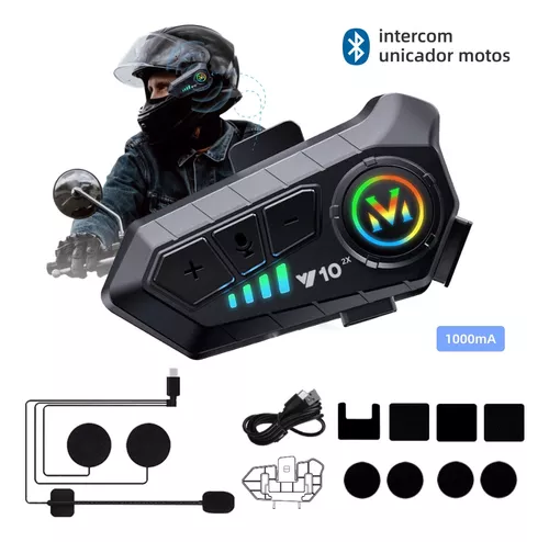Intercomunicador Bluetooth Llamadas Para Casco Motocicleta 