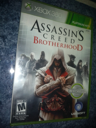 Xbox 360 Live Video Juego Assassin's Creed Brotherhood Origi