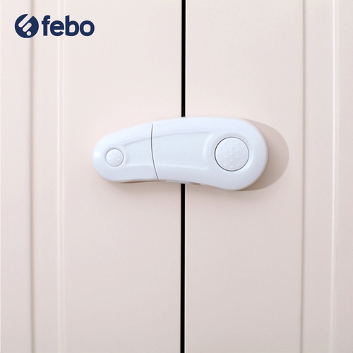 Imagen 4 de 4 de Traba Para Puertas Corredizas Seguridad Bebe Baby Febo