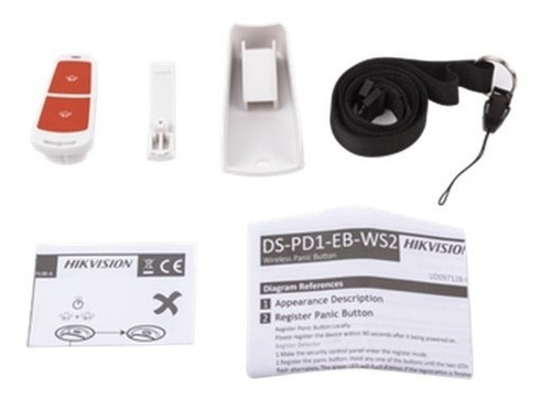 Boton De Panico Inalambrico De 2 Botones Ds-pd1-eb-ws2