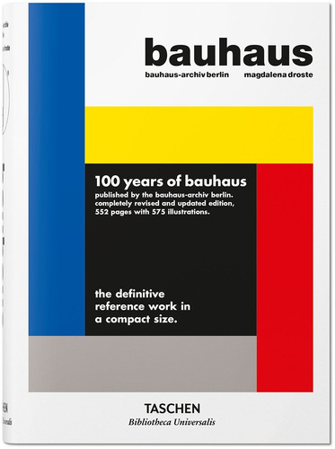 Bauhaus, de Droste, Magdalena. Editora Paisagem Distribuidora de Livros Ltda., capa dura em inglês, 2018