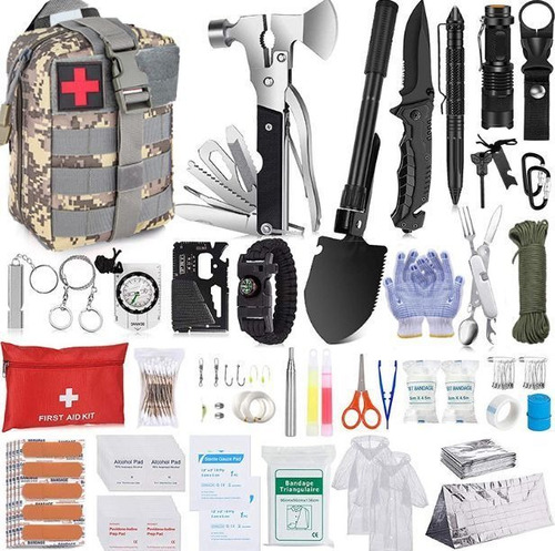 323pzs Kit De Supervivencia Emergencia Portátil Para Camping