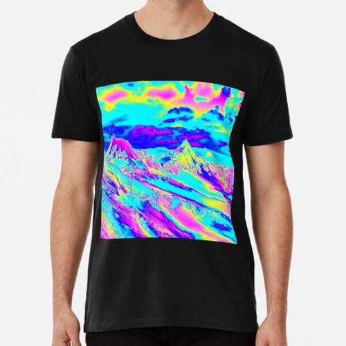 Remera Paisaje De Lsd Mushroom Acid Trip 2 Patrón Trippy ALG