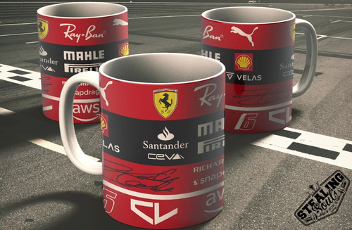 Imagen 2 de 3 de Taza Fierrera - Charles Leclerc #06 | Formula 1 / Ferrari F1