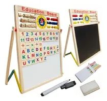 Comprar Pizarra Magnética Doble Para Niños Educativa C\u002F Accesorios