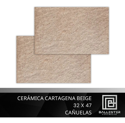 Cerámica Revestimiento Cartagena Beige 32 X 47 Cañuelas